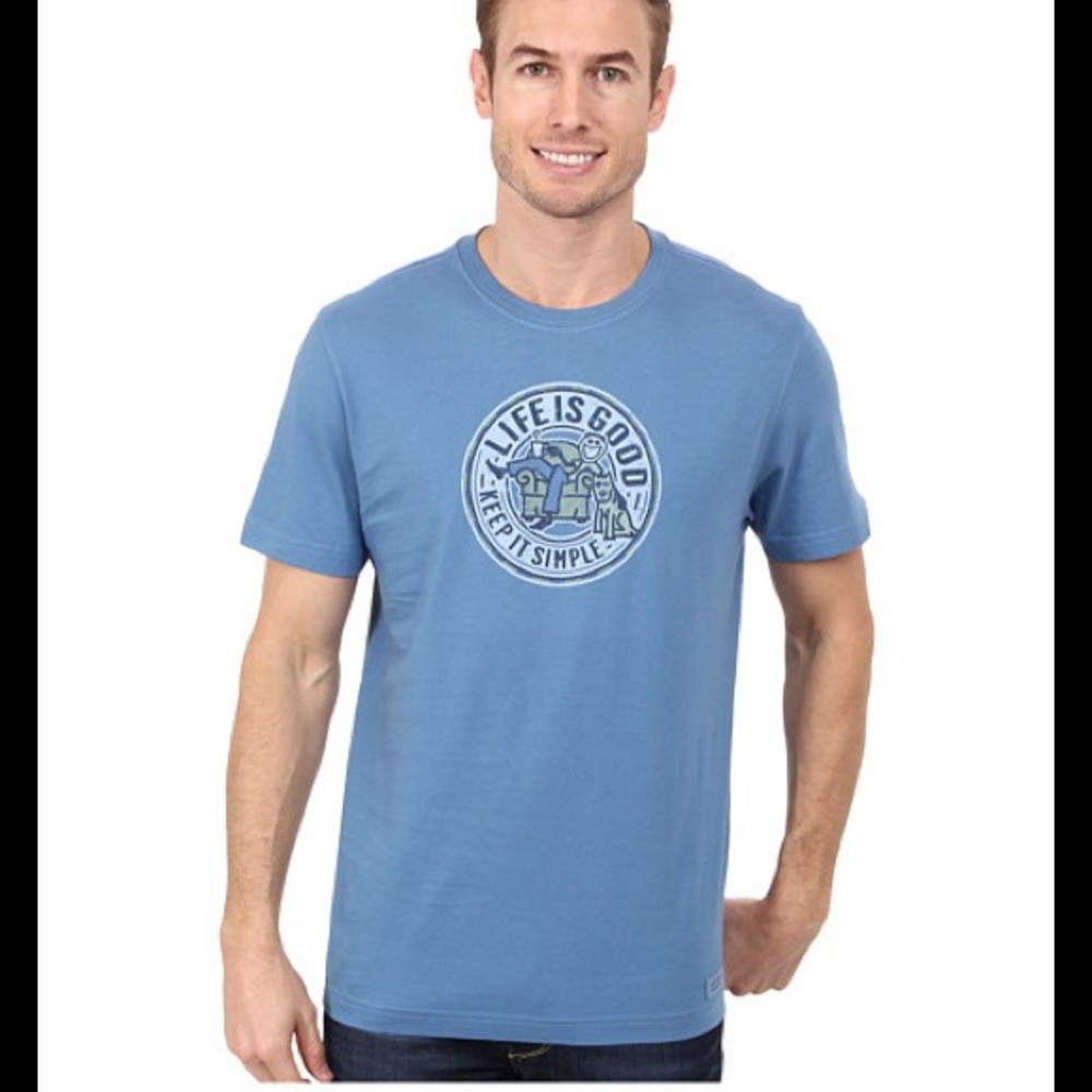 NWT Life is good Crusher Heritage Jake T-Shirt